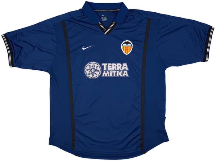 2000-01 Valencia Away Shirt Aimar #22 - 8/10 - (XL)