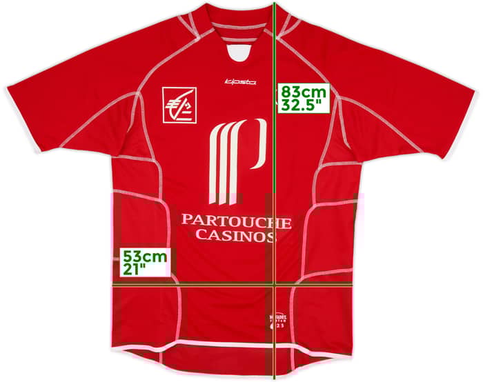 2003-04 Lille Home Shirt - 8/10 - (L)
