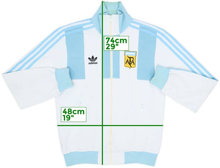 2010-11 Argentina adidas Originals Retro 1978 Track Jacket - 6/10 - (S)