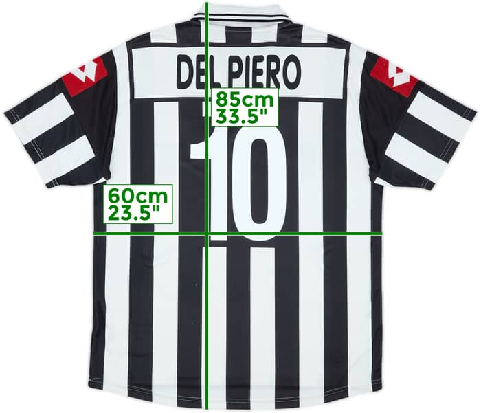 2001-02 Juventus Home Shirt Del Piero #10 - 6/10 - (XL)