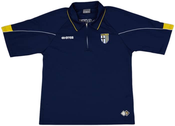 2012-13 Parma Errea 1/4 Zip Polo Shirt - 9/10 - (S)