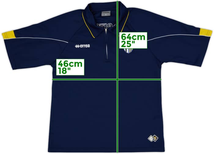 2012-13 Parma Errea 1/4 Zip Polo Shirt - 9/10 - (S)