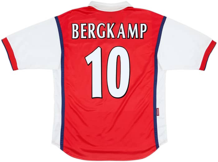 1998-99 Arsenal Home Shirt Bergkamp #10 - 8/10 - (M)