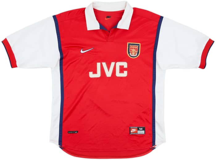 1998-99 Arsenal Home Shirt Bergkamp #10 - 8/10 - (M)