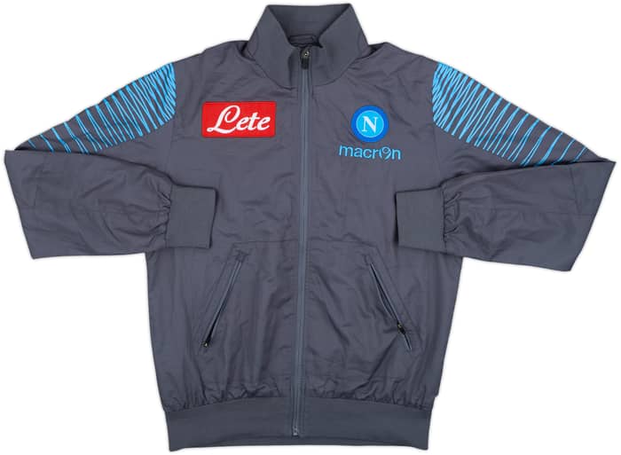2013-14 Napoli Macron Track Jacket - 7/10 - (M)