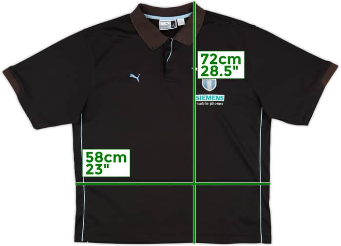 2001-02 Lazio Puma Polo Shirt - 6/10 - (L)