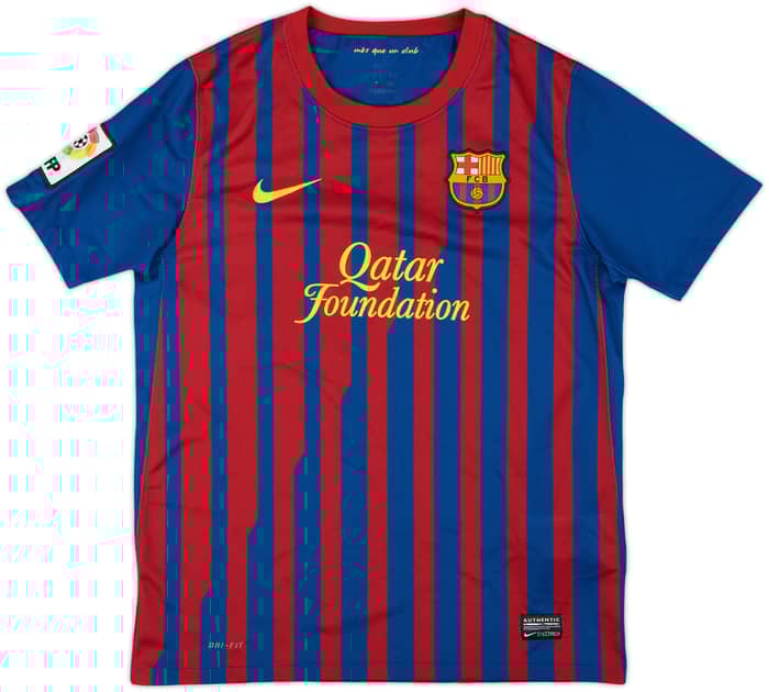 2011-12 Barcelona Home Shirt - 8/10 - (L.Boys)