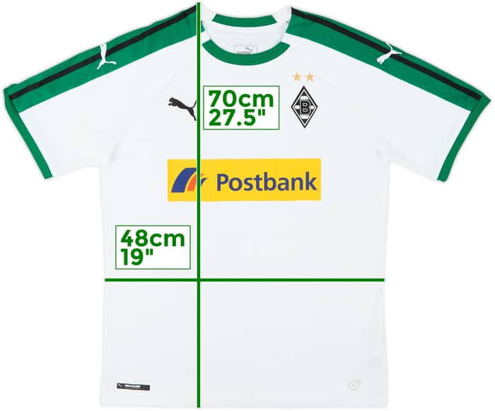 2018-19 Borussia Monchengladbach Home Shirt - 6/10 - (M)