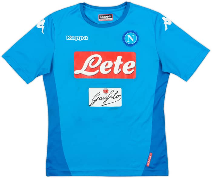 2017-18 Napoli Home Shirt - 7/10 - (L.Boys)