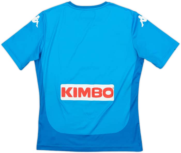 2017-18 Napoli Home Shirt - 7/10 - (L.Boys)