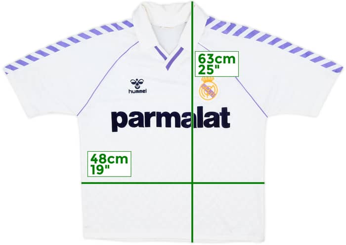 1986-88 Real Madrid Home Shirt - 8/10 - (M)