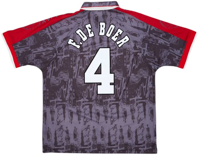 1996-97 Ajax Away Shirt F.De Boer #4 - 10/10 - (XL)