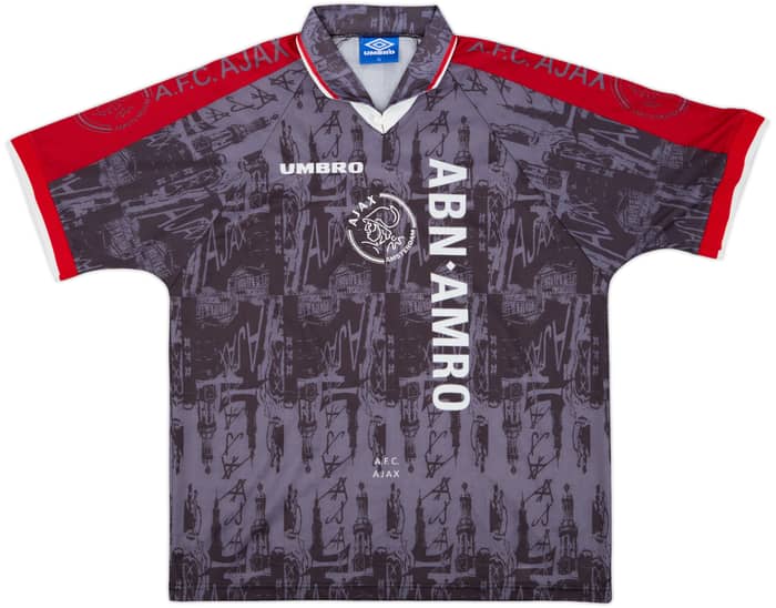 1996-97 Ajax Away Shirt F.De Boer #4 - 10/10 - (XL)