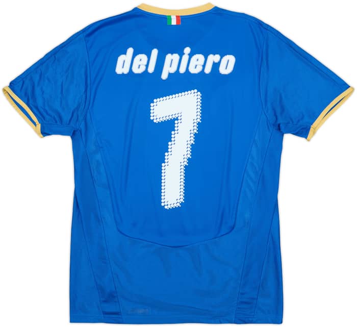 2007-08 Italy Home Shirt Del Piero #7 - 7/10 - (M)