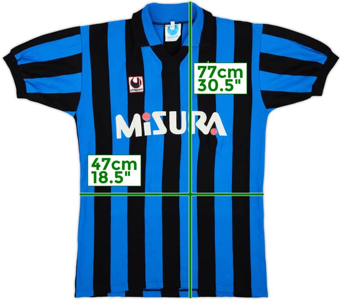 1990-91 Inter Milan Home Shirt #18 - 9/10 - (M)