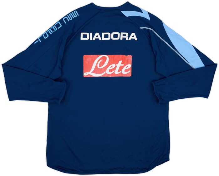 2006-07 Napoli Diadora Player Issue Training L/S Shirt #12 - 6/10 - (XL)