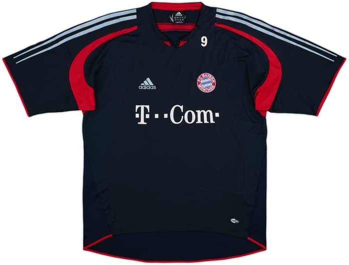 2004-05 Bayern Munich Player Issue adidas Training Shirt #9 - 8/10 - (L)