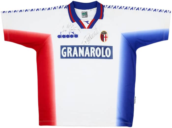 1996-97 Bologna Diadora Signed Training Shirt - 7/10 - (XXL)
