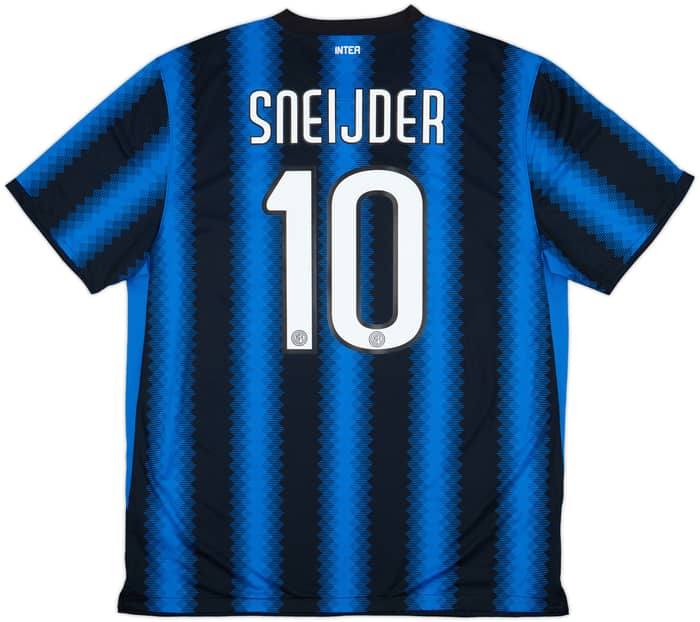 2010-11 Inter Milan Home Shirt Sneijder #10 - 10/10 - (XL)