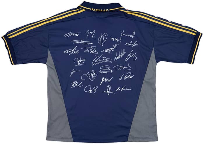 2001-02 Parma 'Signed' Finale TIM Cup Third Shirt - 9/10 - (XL)