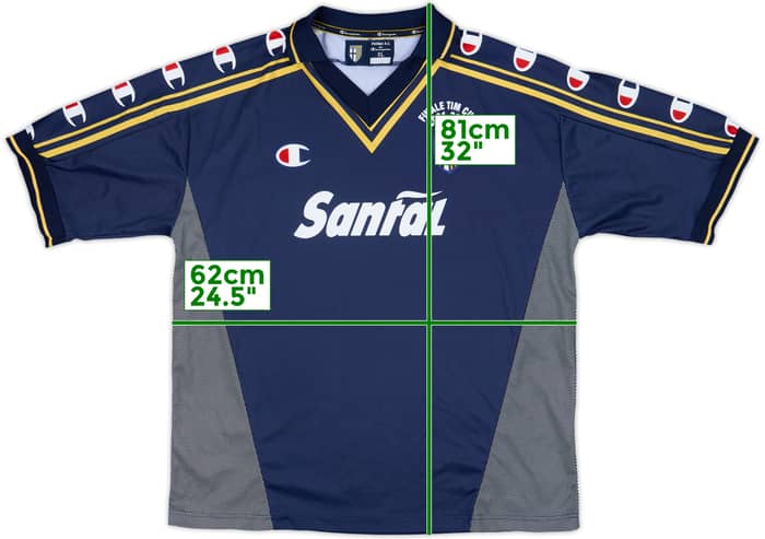 2001-02 Parma 'Signed' Finale TIM Cup Third Shirt - 9/10 - (XL)