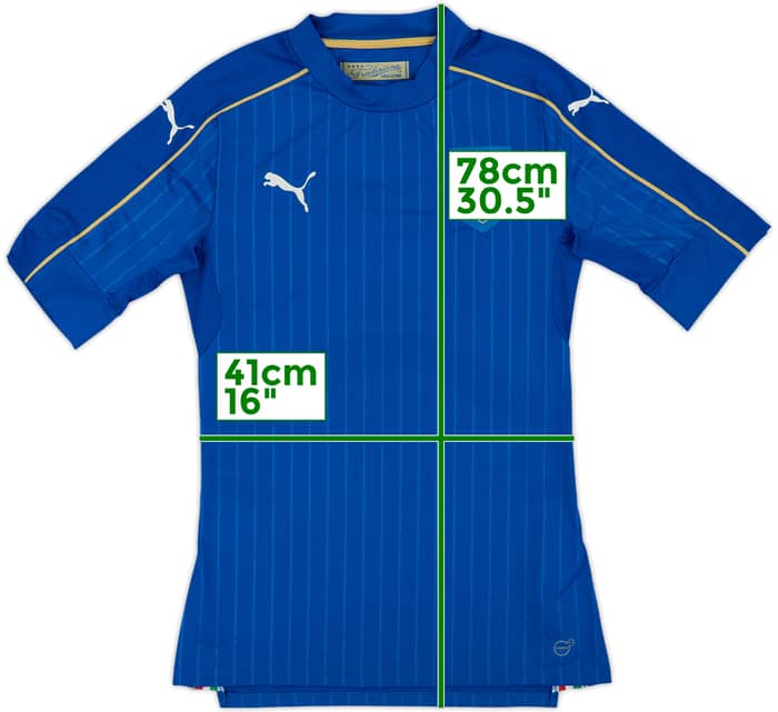 2016-17 Italy Player Issue Home Shirt (ACTV Fit) - 10/10 - (L)