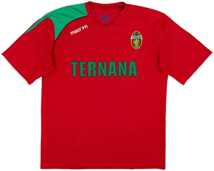 2005-06 Ternana Macron Player Issue Training Shirt #10 - 9/10 - (L)