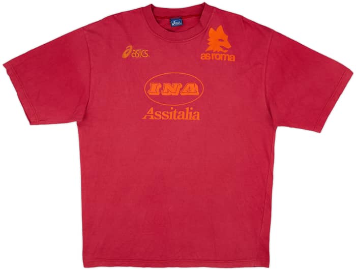 1995-96 Roma Asics Cotton Tee - 7/10 - (L)
