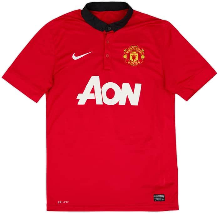 2013-14 Manchester United Home Shirt Rooney #10 - 8/10 - (S)