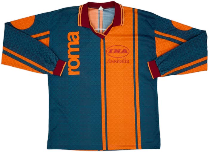 1997-98 Roma Training L/S Shirt - 8/10 - (XL)