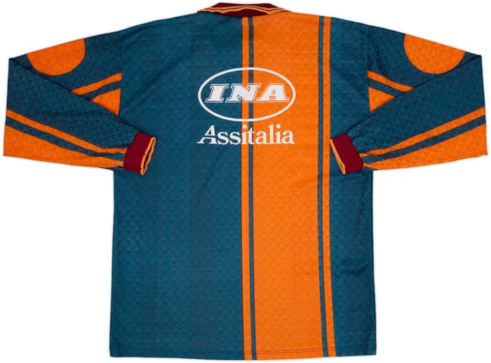 1997-98 Roma Training L/S Shirt - 8/10 - (XL)