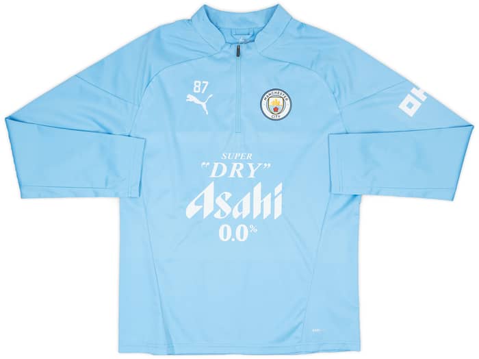 2023-24 Manchester City Player Issue 1/4 Zip Rain Top #