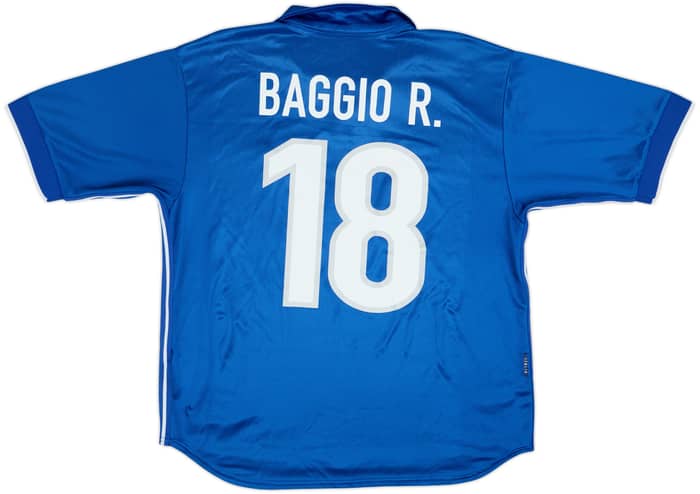 1997-98 Italy Home Shirt Baggio #18 - 5/10 - (XL)