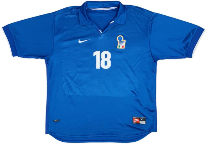 1997-98 Italy Home Shirt Baggio #18 - 5/10 - (XL)