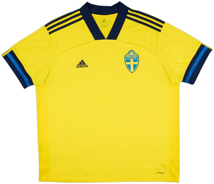 2020-21 Sweden Home Shirt - 9/10 - (XXL)