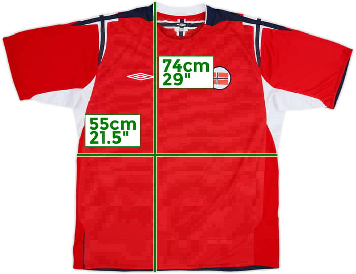 2004-06 Noruega Camiseta Local - 8/10 - (XL)