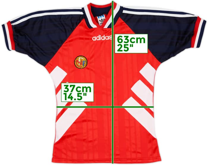 1994-96 Norway Home Shirt - 8/10 - (L.Boys)