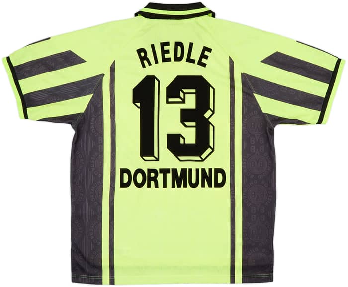 1996-97 Borussia Dortmund Home Shirt Riedle #13 - 10/10 - (L)