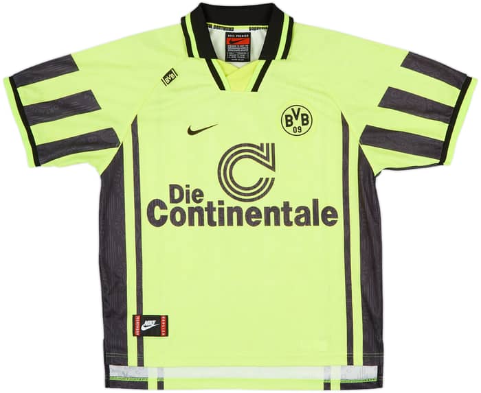 1996-97 Borussia Dortmund Home Shirt Riedle #13 - 10/10 - (L)