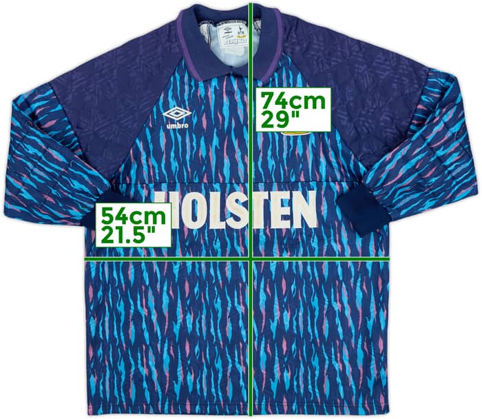 1991-93 Tottenham GK Shirt #1 - 8/10 - (M)