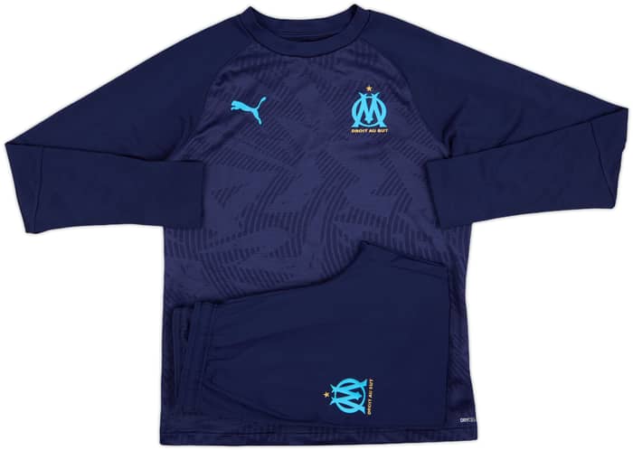 2018-19 Olympique Marseille Puma Tracksuit - 8/10 - (S)