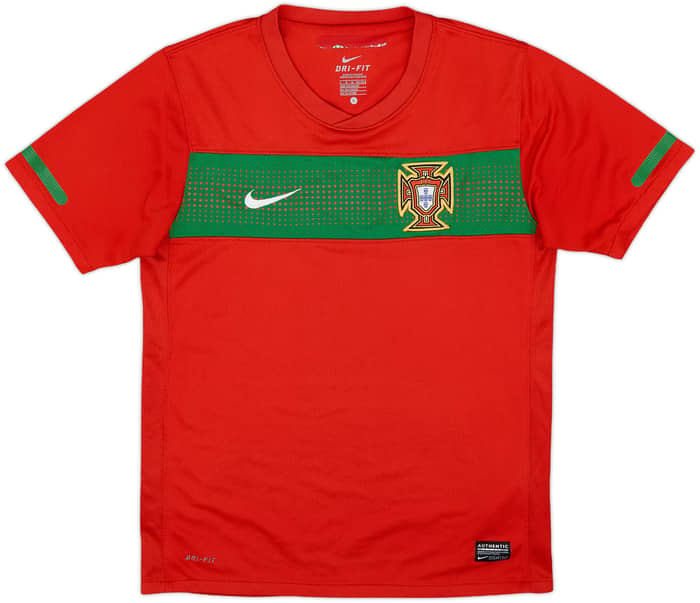 2010-11 Portugal Home Shirt - 8/10 - (L.Boys)