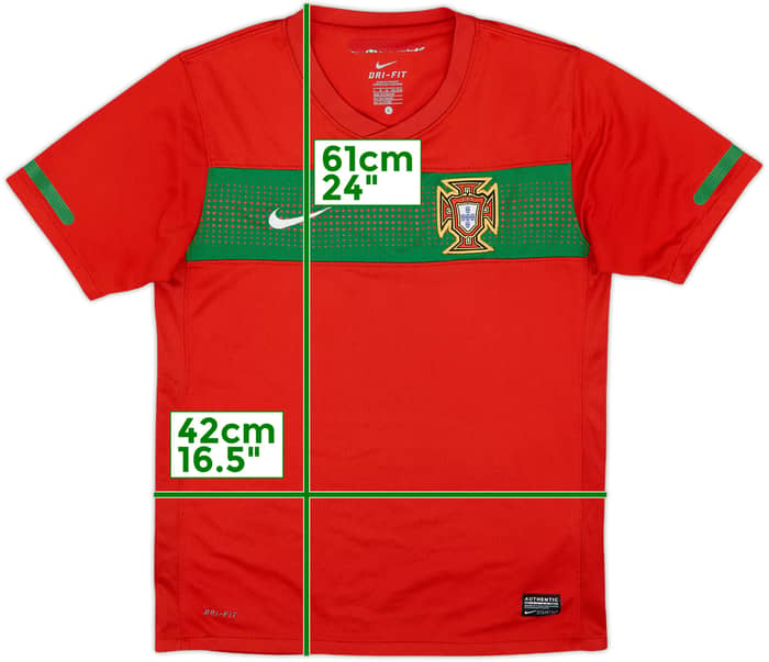 2010-11 Portugal Home Shirt - 8/10 - (L.Boys)