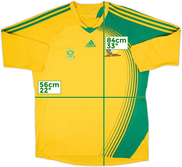 2007-09 South Africa Home Shirt - 6/10 - (XL)