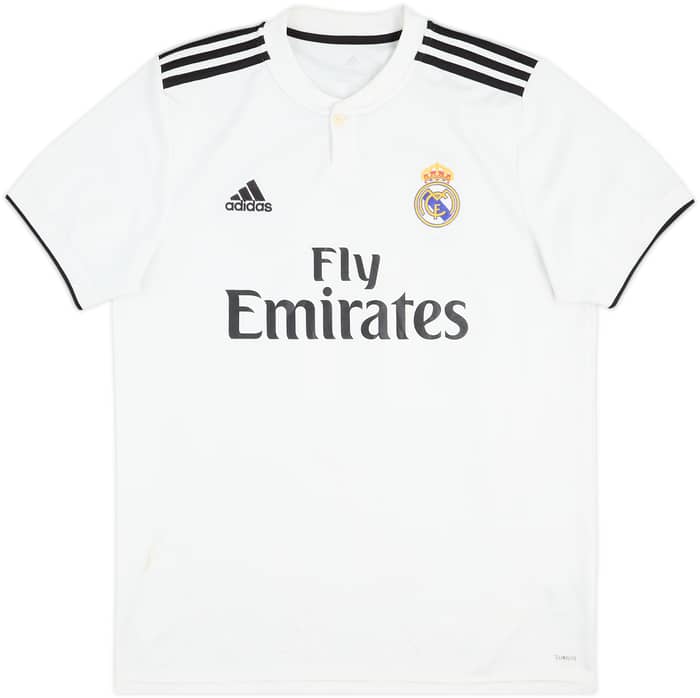 2018-19 Real Madrid Home Shirt Bale #11 - 6/10 - (L)