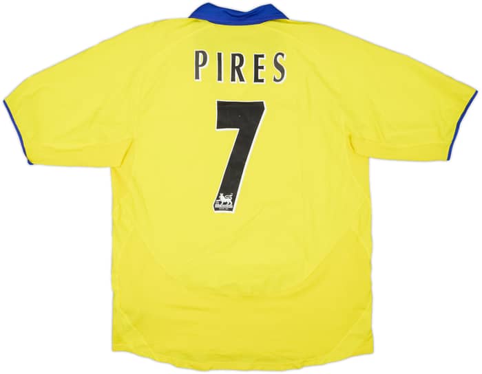 2003-05 Arsenal Away Shirt Pires #7 - 6/10 - (M)