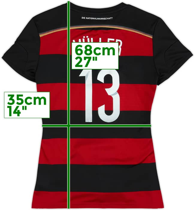 2014-15 Germany Away Shirt Muller #13 - 9/10 - (Women's M)