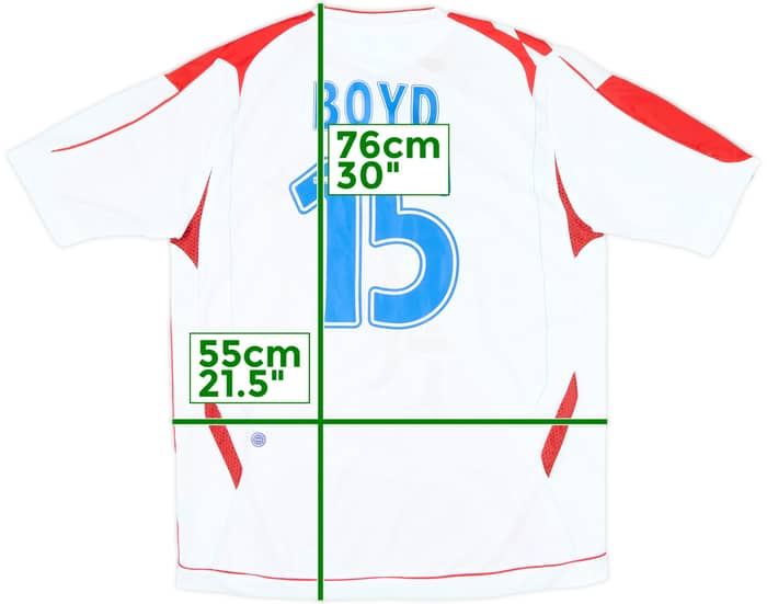 2006-07 Rangers Away Shirt Boyd #15 - 7/10 - (L)