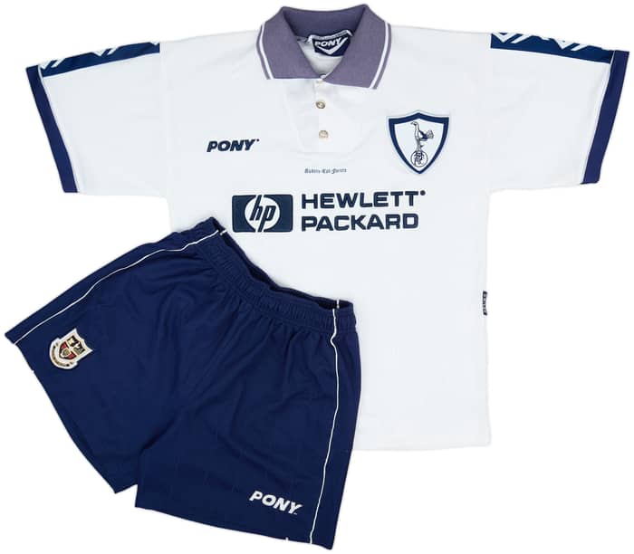 1995-97 Tottenham Home Full Kit - 6/10 - (M)
