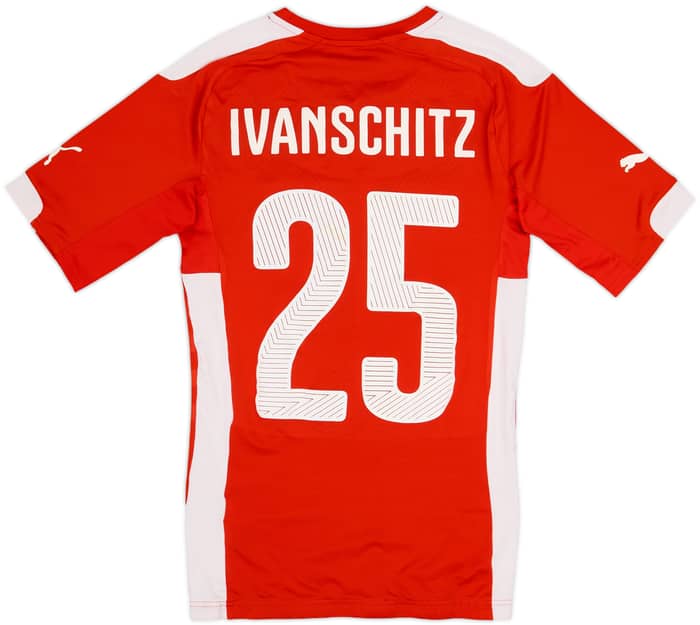 2014-16 Austria Player Issue Home Shirt Ivanschitz #25 - 6/10 - (M)